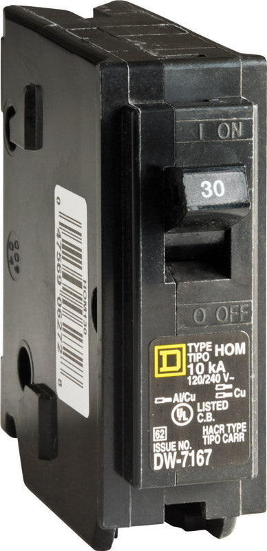 Square D HomeLine Single Pole 30 amps Circuit Breaker