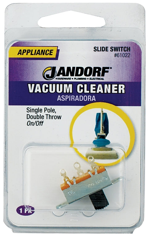 Jandorf 61022 Slide Switch, SPDT, Tab Terminal, 3 A, 125 V