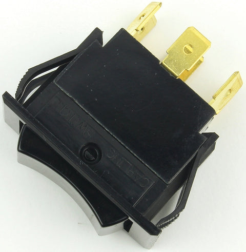 Jandorf 61100 Rocker Switch, 10/15 A, 125/250 V, DPDT, Tab Terminal