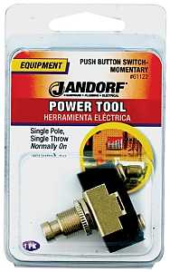 Jandorf 61122 Switch, 10/15 A, 125/250 V, SPST, Screw Terminal