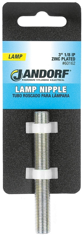 Jandorf 60162 Lamp Nipple, Zinc