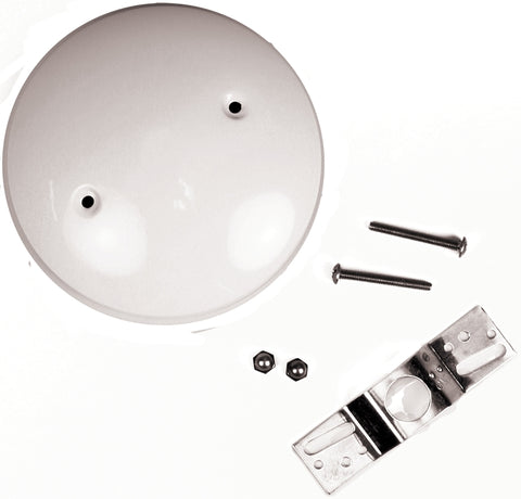 Jandorf 60219 Blank-Up Kit, White, For: Outlet Box After Removal of an Existing Fixture