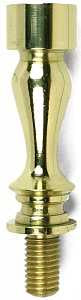 Jandorf 60119 Lamp Shade Riser, Brass