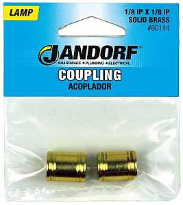 Jandorf 60144 Lamp Coupling, Brass