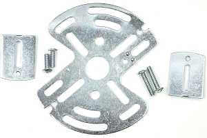 Jandorf 60202 Crossbar Kit, Adjustable, Zinc, For: 3 in, 3-1/4 in or 4 in Electrical Boxes