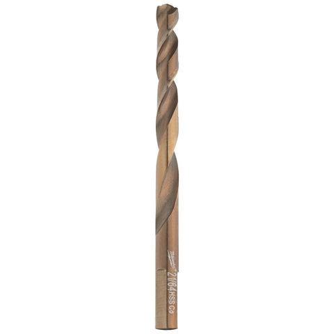 Milwaukee RED HELIX 48-89-2318 Jobber Drill Bit, 21/64 in Dia, 4-3/4 in OAL, Twist Flute, 2-Flute
