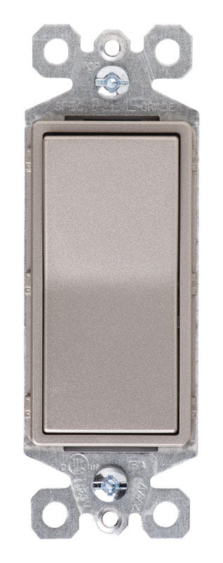 Pass & Seymour Legrand 15 amps Single Pole Rocker 3-Way Switch Nickel