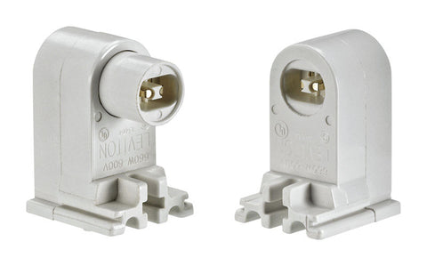 Leviton Fluorescent Socket 660 watts 600 volts Pedestal White