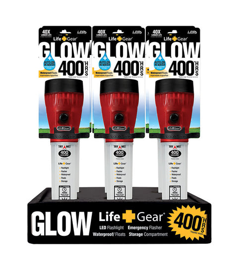 Life+Gear Glow 12 lumens Flashlight LED AA Red