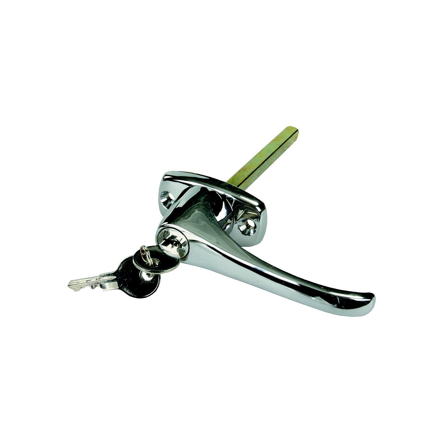 JR Products 10895 Chrome Locking L-Handle for Truck Caps, Bed Covers ...