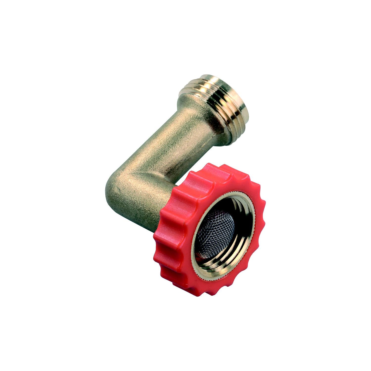 JR Products 62235 Lead Free Brass 90 Degree RV Hose Saver – Shell ...