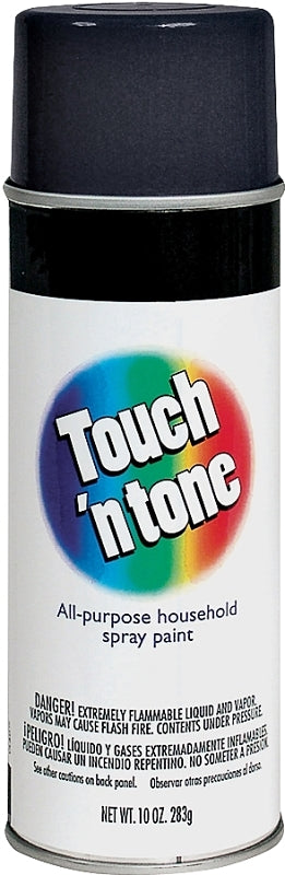 Touch 'N Tone 55276830 Spray Paint, Gloss, Black, 10 oz, Can