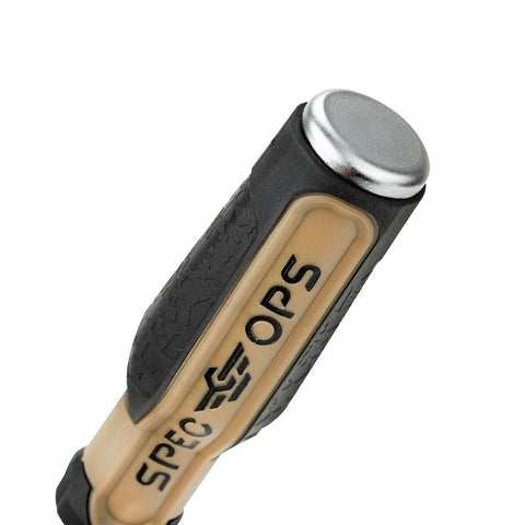 Spec Ops SPEC-C1-1 Bevel Edge Chisel, 1 in Tip, 9-1/8 in OAL, HCS Blade, Shock-Absorbing Handle