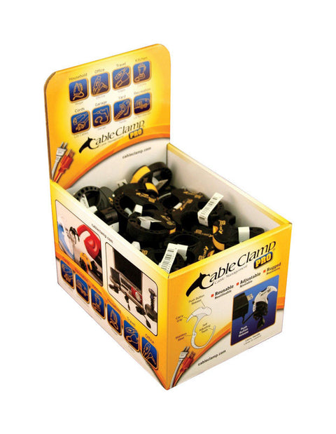 Cable Clamp Polycarbonate and Stainless Steel Cable Clamp 50 pk