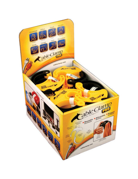 Cable Clamp Polycarbonate and Stainless Steel Cable Clamp 34 pk