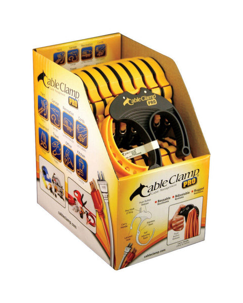 Cable Clamp Polycarbonate and Stainless Steel Cable Clamp 25 pk