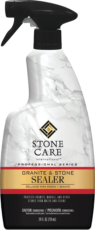 Weiman Spray-N-Seal Series 5187 Stone Surface Sealer, Clear, Liquid, 1 qt Bottle
