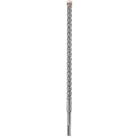 Bosch Bulldog HC2084 Hammer Drill Bit, 1/2 in Dia, 12 in OAL, Optimized Flute, 4-Flute, 25/64 in Dia Shank