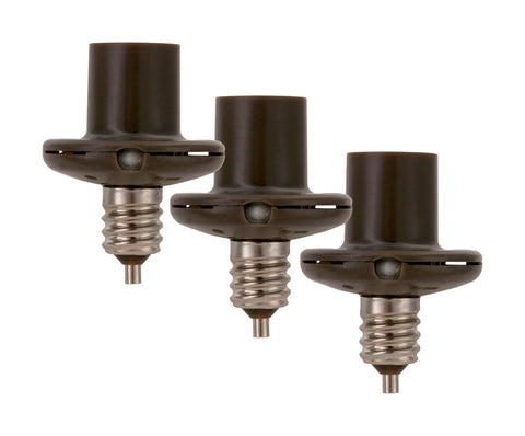 Amertac Black Candelabra Light Control Photoelectric 1 pk