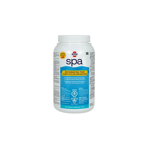 HTH Spa 82226L Bromine Tablet, 1.8 kg, Tablet, Pack of 6