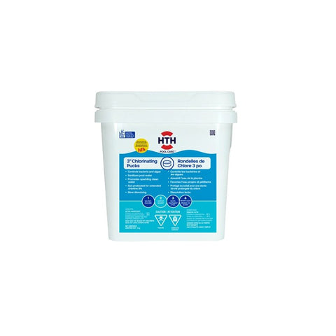 HTH Pool Care 30982 Chlorinating Pucks, 8 kg, Tablet