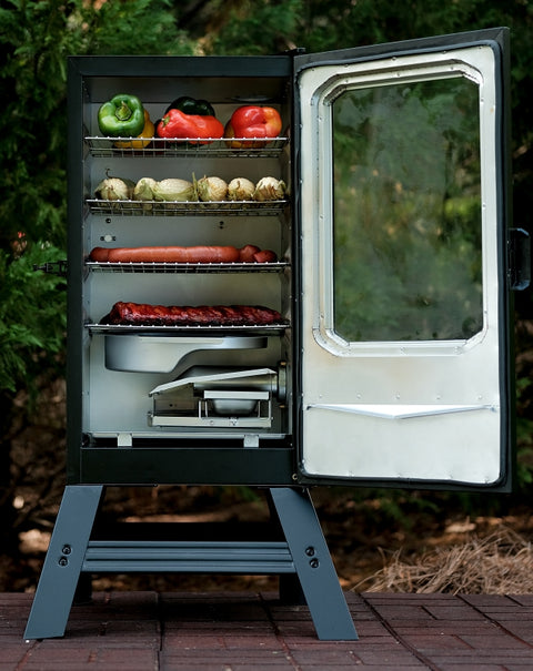 Masterbuilt MB20070421 Digital Electric Smoker, Steel Cooking