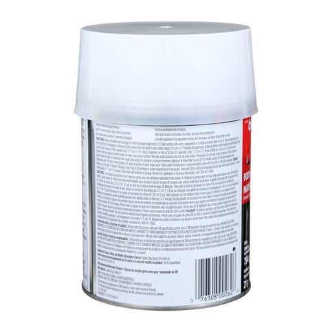 3M 20052 Putty, Gray, 1 qt Can