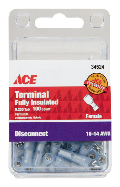 Ace Industrial Female Disconnect Nylon Blue 100