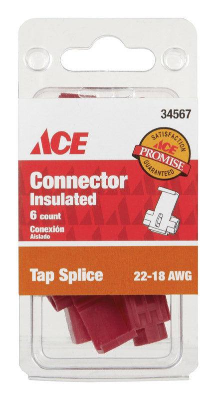 Ace Industrial Tap Splice Connector Copper Red 6