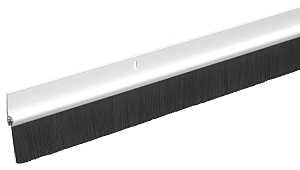 Frost King C35PH Door Sweep, 36 in L, 1-3/4 in W, Plastic Flange