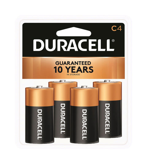 Duracell Coppertop C Alkaline Batteries 1.5 volts 4 pk