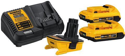 DEWALT DCA2203C Battery Adapter Kit, 18 to 20 V Input, 2 Ah, Battery Included: Yes