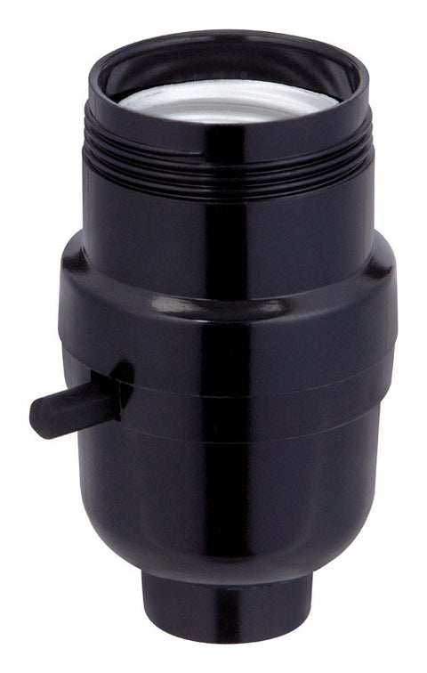 Jandorf Push Thru Socket 660 watts 250 volts Black Medium