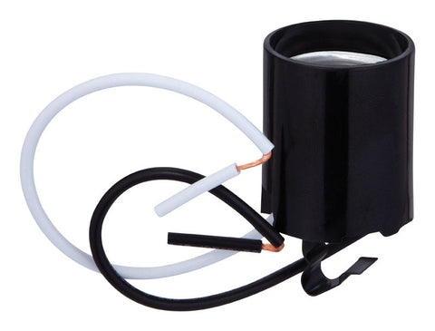 Jandorf Snap-In Socket 660 watts 250 volts Black Medium