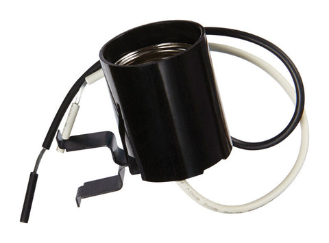 Jandorf Snap-In Socket 660 watts 250 volts Black Medium