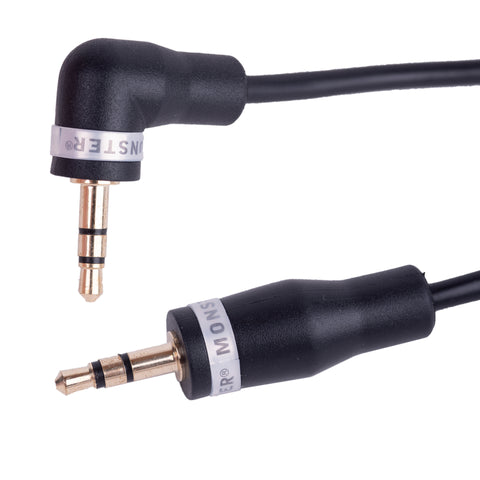 Monster Just Hook It Up 3 ft. L Stereo Plug Cable 3.5 mm