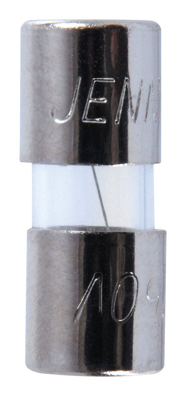 Jandorf Fast Acting Glass Fuse 1 amps 250 volts 1/4 in. Dia. x 5/8 in. L 4 pk For Max protection
