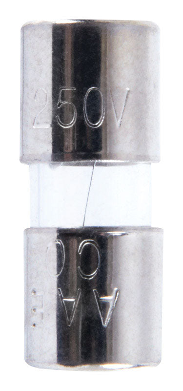 Jandorf Fast Acting Glass Fuse 2 amps 250 volts 1/4 in. Dia. x 5/8 in. L 4 pk For Max protection