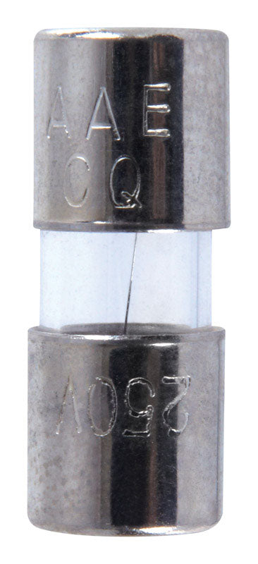 Jandorf Fast Acting Glass Fuse 3 amps 250 volts 1/4 in. Dia. x 5/8 in. L 4 pk For Max protection
