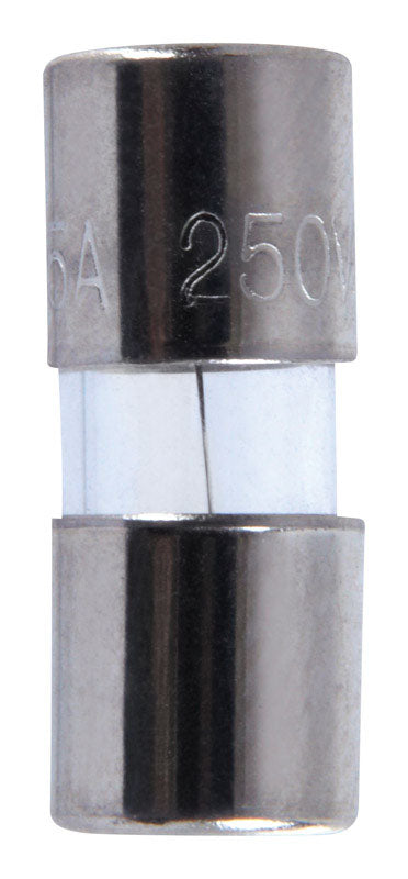 Jandorf Fast Acting Glass Fuse 5 amps 125 volts 1/4 in. Dia. x 5/8 in. L 4 pk For Max protection