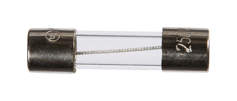 Jandorf Time Delay Glass Fuse 500 milliampere 250 volts 5 mm Dia. x 20 mm L 2 pk For Medium Time D