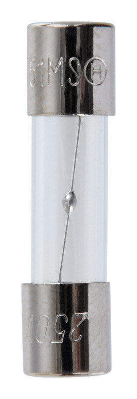 Jandorf Time Delay Glass Fuse 7 amps 125 volts 5 mm Dia. x 20 mm L 2 pk For Medium Time Delay