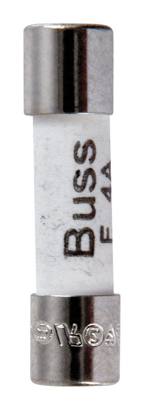 Jandorf Fast Acting Ceramic Fuse 4 amps 250 volts 5 mm Dia. x 20 mm L 2 pk For Max protection