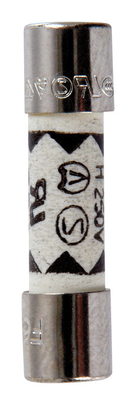 Jandorf Fast Acting Ceramic Fuse 6.3 amps 250 volts 5 mm Dia. x 20 mm L 2 pk For Max protection