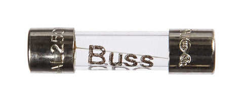 Jandorf Time Delay Glass Fuse 500 milliampere 250 volts 5 mm Dia. x 20 mm L 2 pk For Overload abso