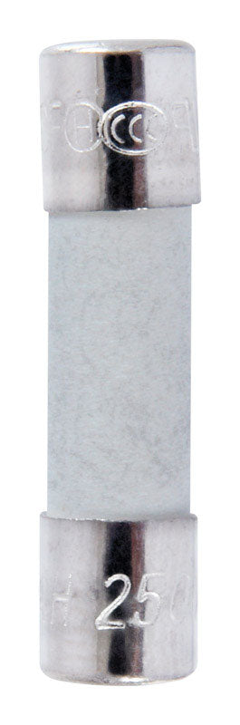 Jandorf Fast Acting Ceramic Fuse 1 amps 250 volts 5 mm Dia. x 20 mm L 2 pk For Max protection