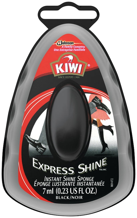 Kiwi 18401 Shoe Shine Sponge, Black, Pack of 3
