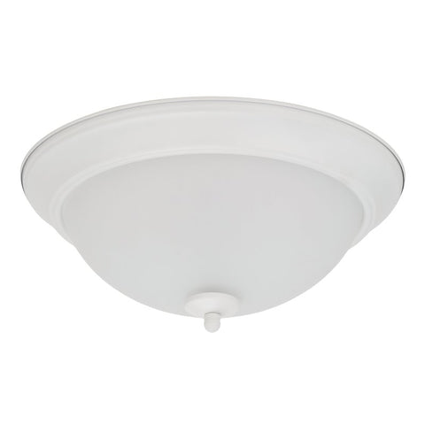 Boston Harbor OG24004WH Ceiling Light, LED Lamp, White Fixture, Powder-Coated Fixture