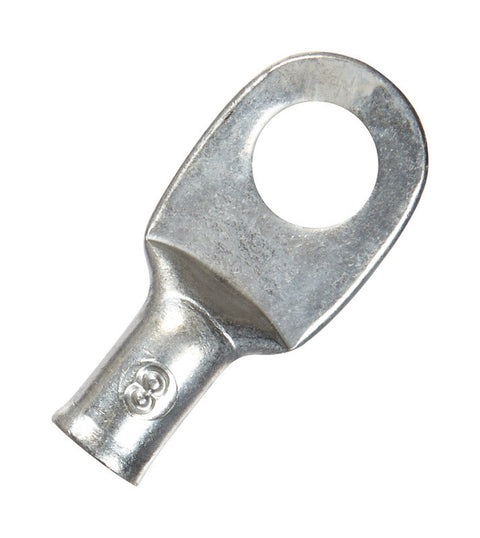 Jandorf Commercial Electrical Lug Uninsulated 8 AWG 5/16 in. Silver 2 pk