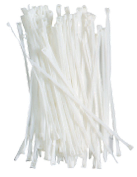 Gardner Bender DoubleLock 8 in. L White Cable Tie 100 pk